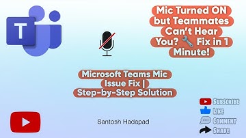 Teams Microphone Not Detecting Voice? | Fix Microsoft Teams Mic Issue