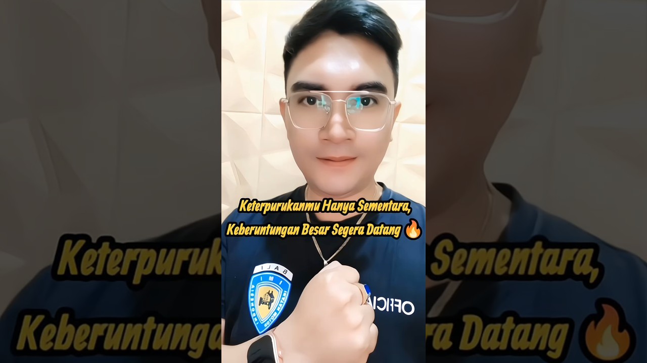 Keterpurukanmu Hanya Sementara, Keberuntungan Besar Segera Datang.