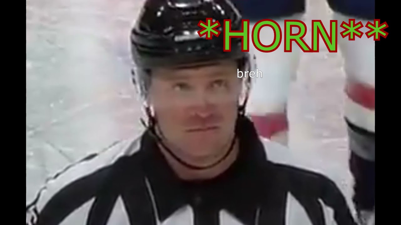 NHL Referee TROLLED by Horn After WORST Goal in NHL History