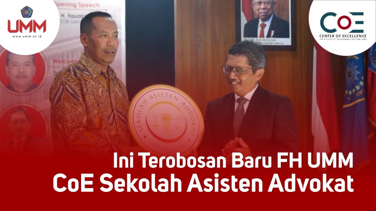 Ini Terobosan Baru Fh Umm Coe Sekolah Asisten Advokat Youtube