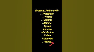 #15 ⭐ Concept series, essential Amino acid #csirnetchemicalsciences #mscchemistrynotes  #iitjam