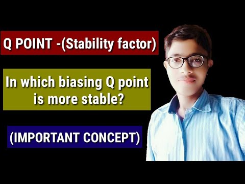 Q Point | In which biasing Q point is more stable | electronic devices ...