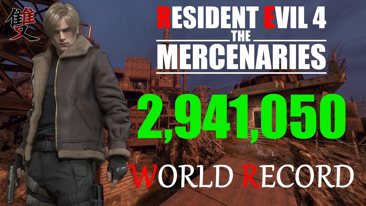 Resident Evil 4 Remake Mercenaries - 2,941,050 Leon Island S++ | World Record Strategy