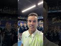 A message from the champion! Congrats Roberto 👏👏👏