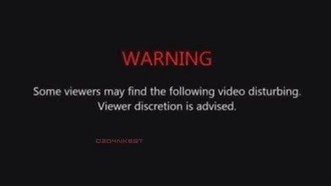 Some viewers may find the following video disturbing. Viewer discretion is advised.