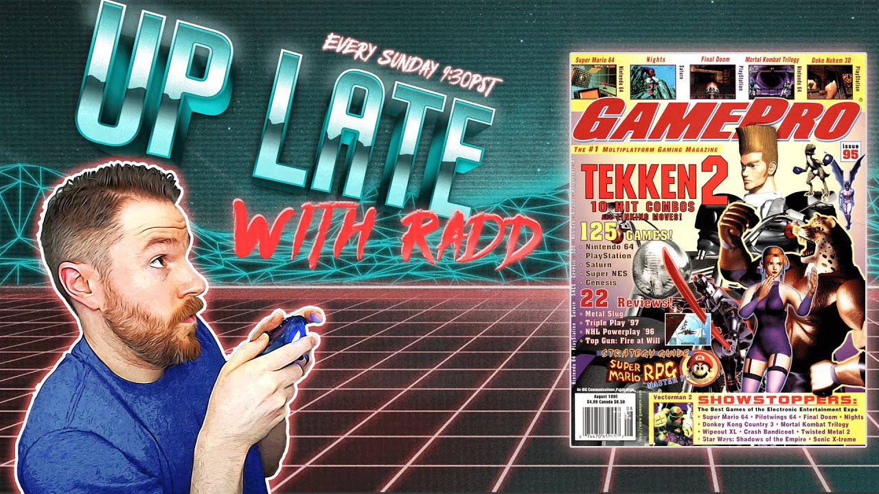 Up Late With Radd 08 - August 1996 - Games, Movies, TV and Music