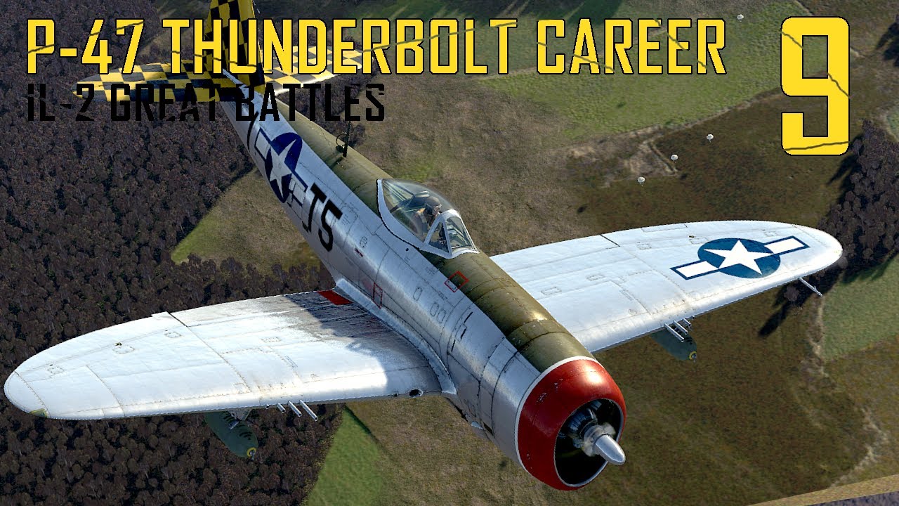 Supporting an Airborne Drop | PWCG P-47 Career Ep.9 | IL-2 Great Battles