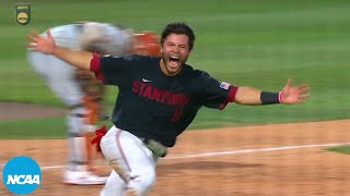 Stanford baseball walks off on fly ball lost in lights