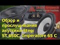 Обзор и  прослушивание  акустики Steg:  ST 650C, Imperatore 65 C