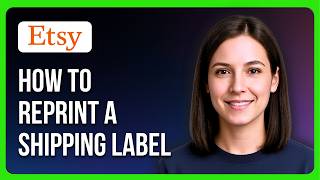 How To Reprint A Shipping Label On Etsy