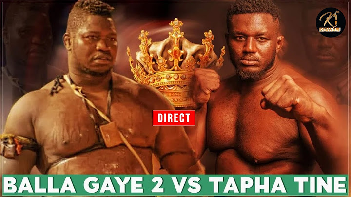 🛑Direct -Arène national Balla Gaye2 VS Tapha Tine