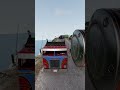 They're trying to get through before the cars roll downhill - BeamNG.drive
