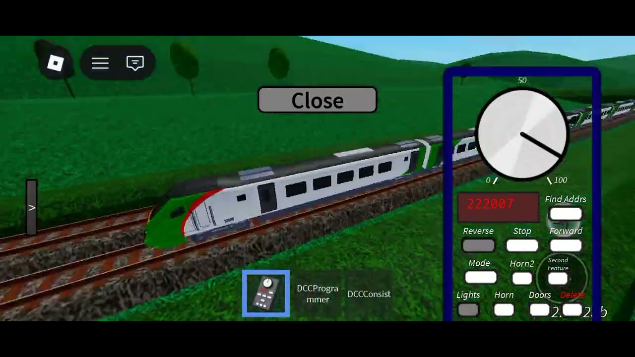 Ro scale railway: Brancaster - crewill intercity service