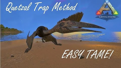 EASY TAME! USING THE QUETZAL TRAP! | ARK: SURVIVAL EVOLVED | THE ISLAND | EP 3