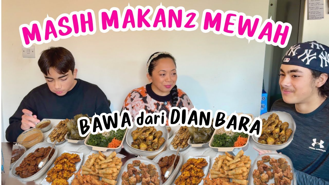 MAKAN2 MEWAH BERLANJUT! BUANYAK BANGET TAKEAWAY DARI @Dian Bara  🤭😋