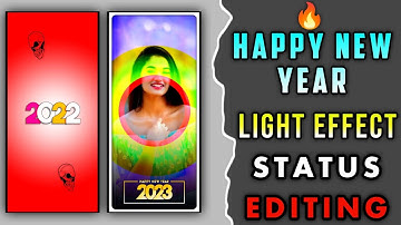 Happy New Year 2023 Light Effect Dj Status Video Editing | Alight Motion Video Editing 2023