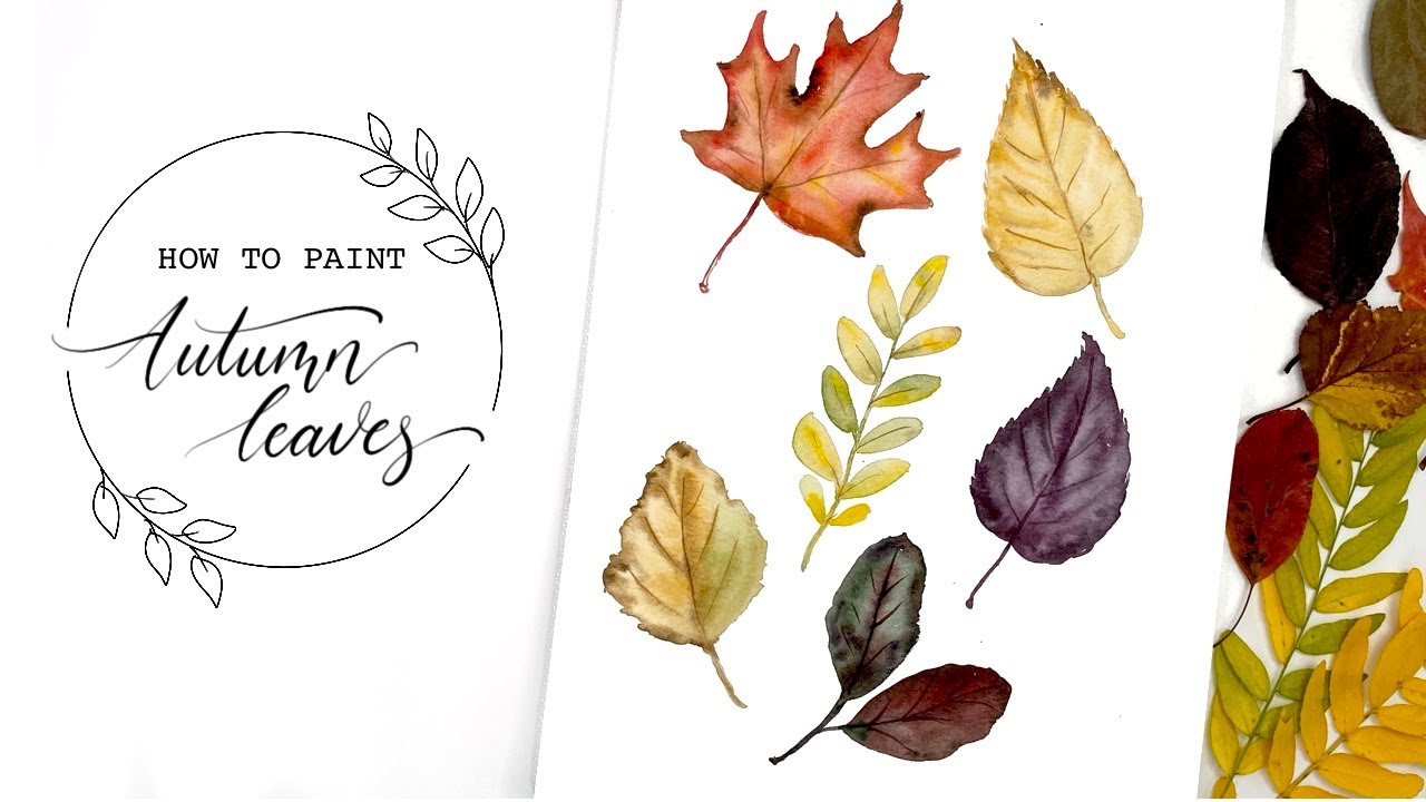 How To Paint Watercolour Autumn Leaves