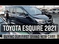 BUYING OUR FIRST BRAND NEW CAR | TOYOTA ESQUIRE 2021 | NEW BABY BOW 🌈 |fulviasatovlogs