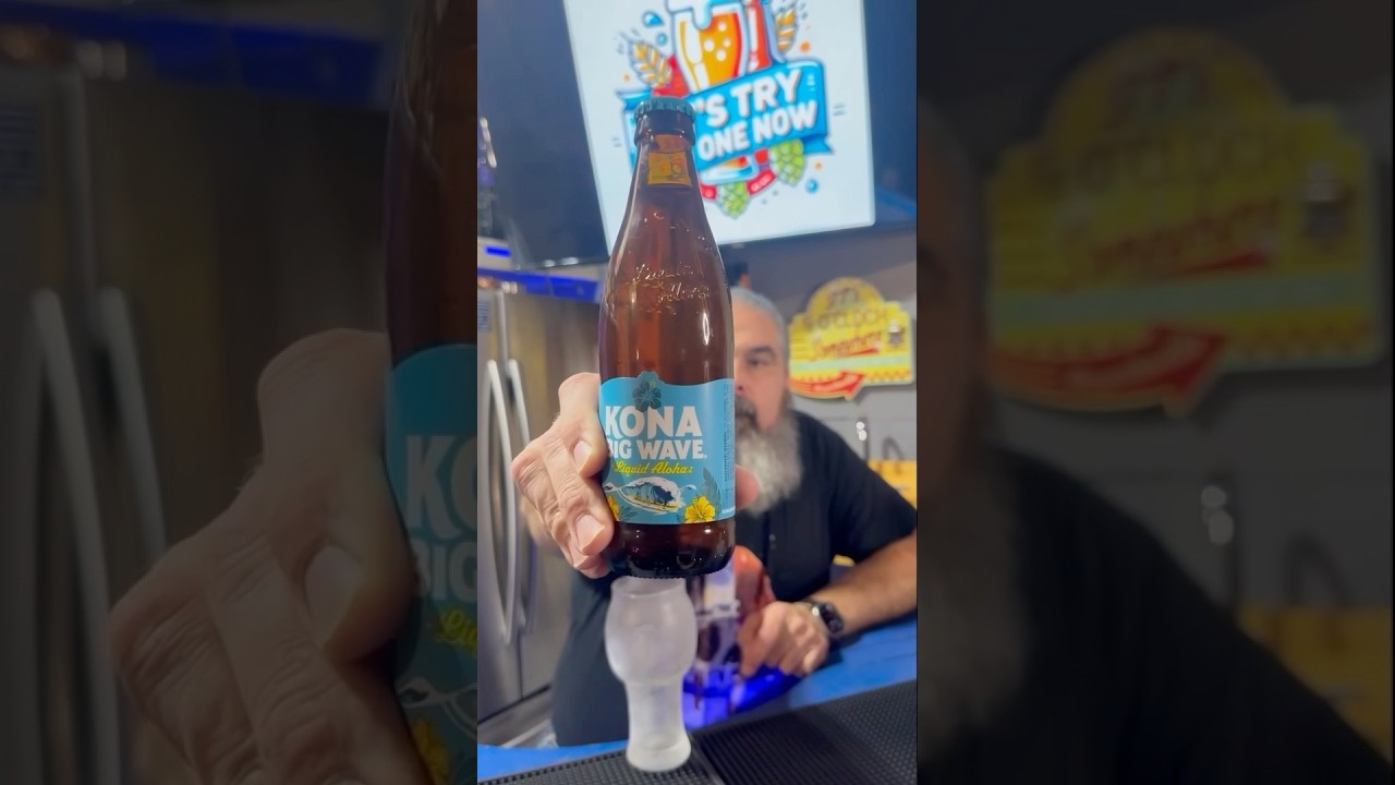 Beer Time Drink Responsibly Kona Big Wave Liquid Aloha