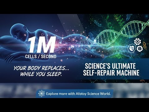 Your body replaces 1M cells EVERY SECOND while you sleep. 🤯 Science’s ...