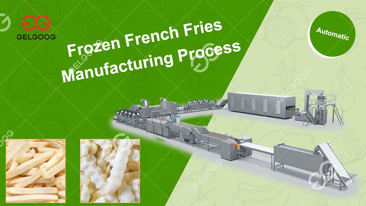 Automatic Half-fried Frozen French Fries Machines Price