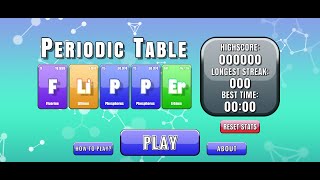 Periodic Flipper (Periodic Table of Elements Android Game) screenshot 3
