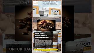 informasi lowongan kerja PT Puratos Indonesia Lulasan SMA SMK D3 terbaru 2022#shorts