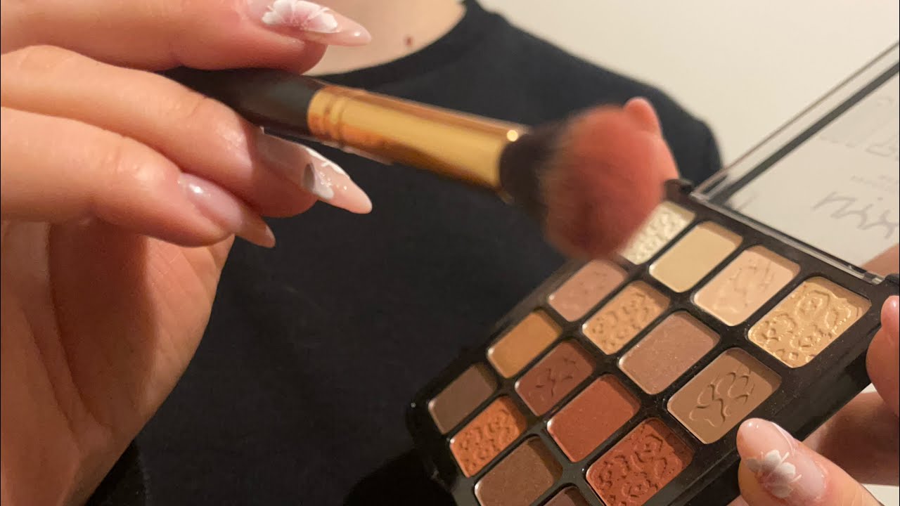 Lofi asmr🎧applying your makeup directly on camera lens📷no talking & no tapping 