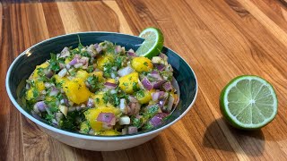 PT #1, HOW TO MAKE REFRESHING MANGO LIME SALSA