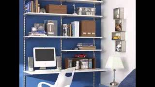 Shelving Desk Wall Storage Shelves Picture Collection