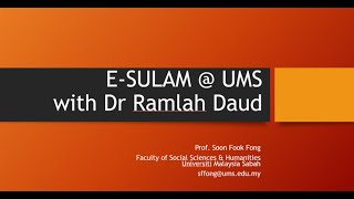 e-SULAM @ UMS
