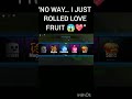 LOVE FRUIT ROLL WAS INSANE 💖🔥 | Best Luck Ever?! | Blox Fruits