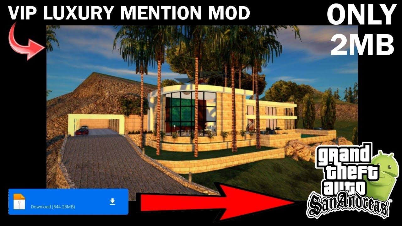 HOW TO INSTALL VIP LUXURY MENTION MOD IN GTA SAN ANDREAS ANDROID || BY ...