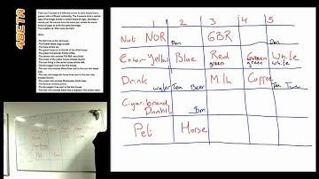 Einsteins Riddle - The Solution step by step - SPOILER!!!