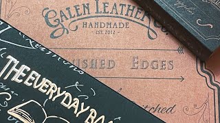 Galen Leather Notebooks review A5 and B6