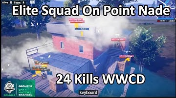 Elite Squad On Point Nade shocked Caster In BMOC | ES 24 WWCD