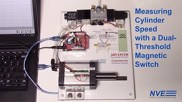 Pneumatic Cylinder Speed Measurement with a Dual-Threshold Magnetic Switch