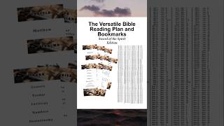 Bible Reading Plan and Bookmarks Sword of the Spirit Edition