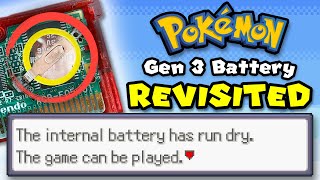 Pokémon Gen 3 Battery: REVISITED