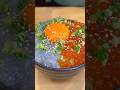 Luxury Bowl of Shirasu &amp; Salmon Roe🐟✨ #food