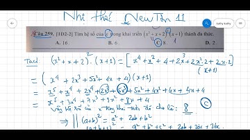 Hướng dẫn giải toán nhị thức newton lớp 11 vận dụng
