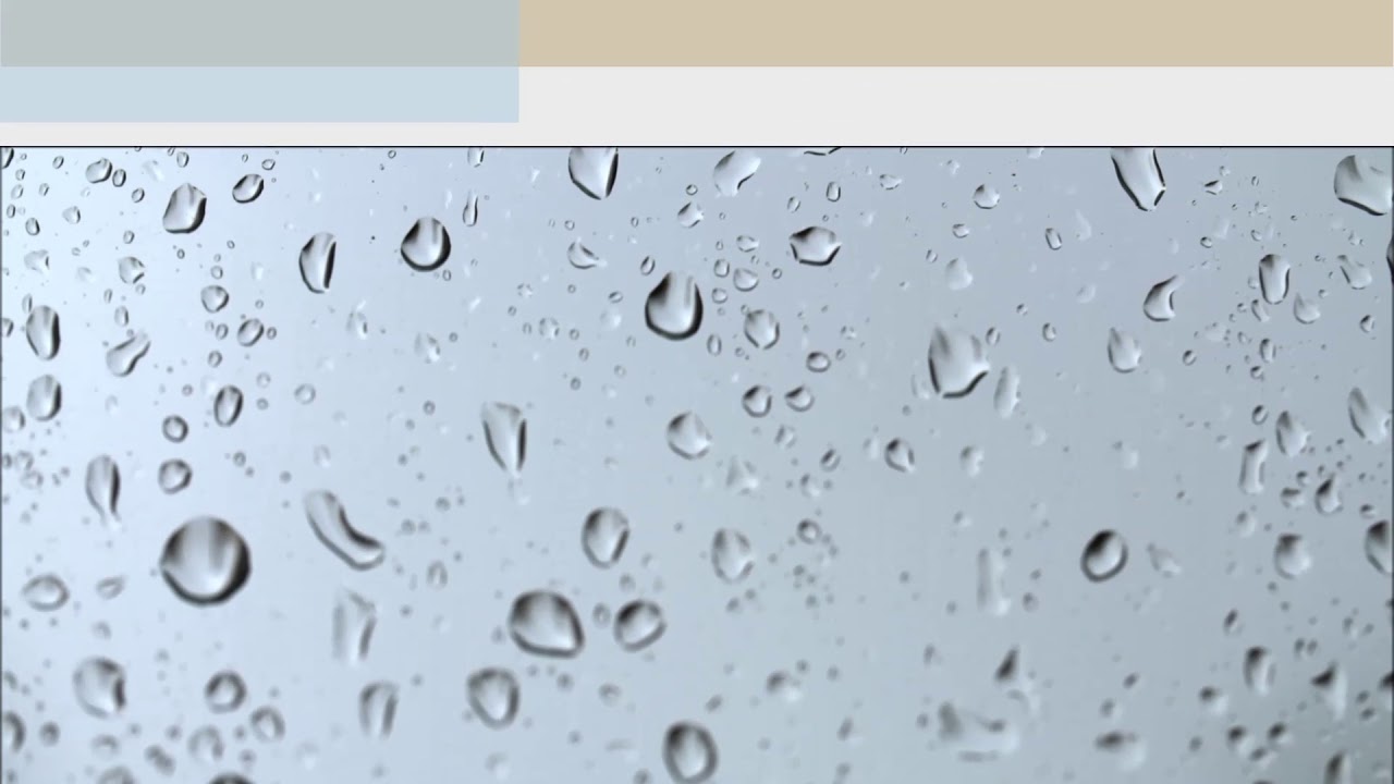 Raindrops on Glass Background (No Copyright Music and Video)