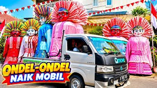 ONDEL-ONDEL RIDING IN A CAR | ONDEL-ONDEL JAKARTA REGIONAL SONG