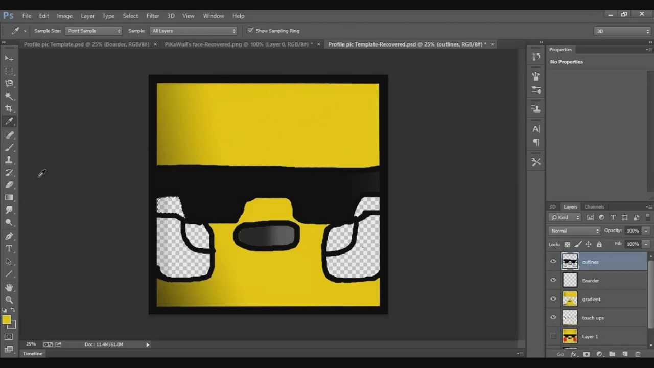 Speed Art: Minecraft Cartoon Face For PiKaWulF