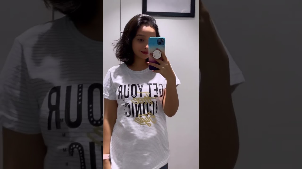 V Mart T shirt try on haul !! 