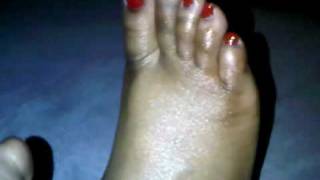 girl's first foot video pt.2