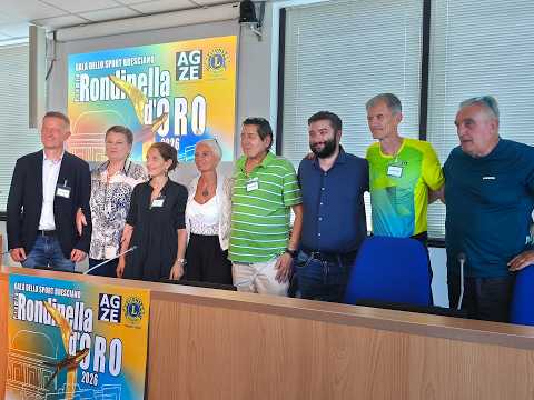 Video Premio Rondinella d'Oro Gala dello sport bresciano 2026