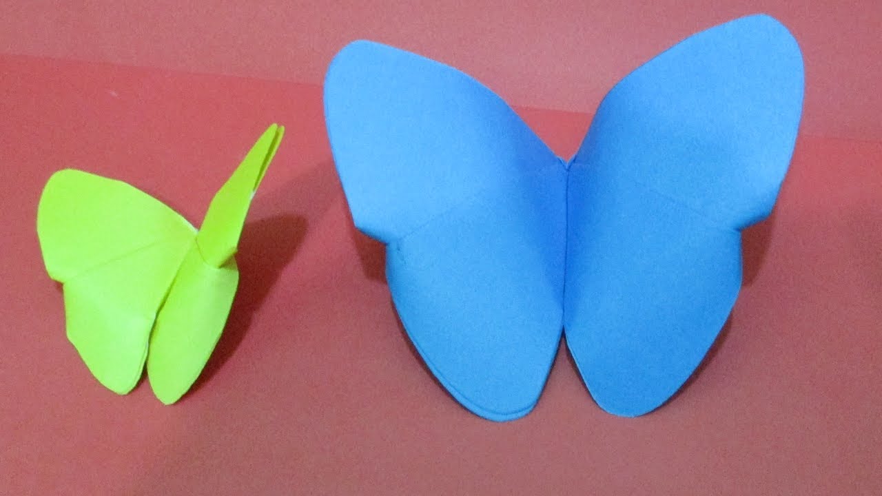 Easy Origami Butterfly Paper Butterfly Step By Step Tutorial