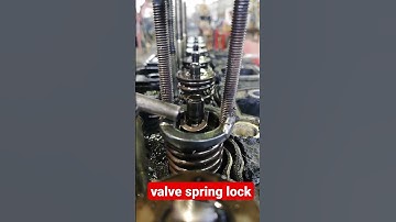 valve spring lock removing#engine #car #mechanic #shorts