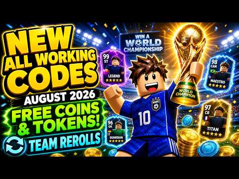 NEW All Working Win a World Championship Codes August 2026   FREE Coins, Tokens &amp; Rerolls!